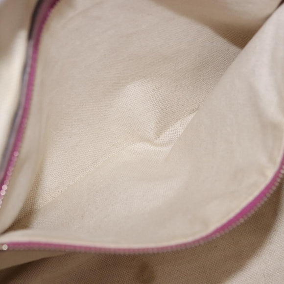 GUCCI GG Canvas Hand Bag Beige Gold Tone 269956 Auth ep15664