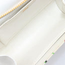GUCCI Flower Chain Shoulder Bag Canvas Multicolor Auth ep15665A-17