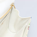 GUCCI Flower Chain Shoulder Bag Canvas Multicolor Auth ep15665A-18