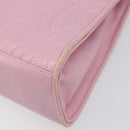 FENDI Hand Bag Leather Pink Gold Tone Auth ep15666A-8