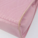 FENDI Hand Bag Leather Pink Gold Tone Auth ep15666A-16