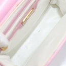 FENDI Hand Bag Leather Pink Gold Tone Auth ep15666A-11