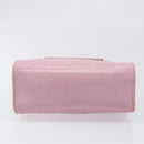 FENDI Hand Bag Leather Pink Gold Tone Auth ep15666A-5