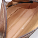 GUCCI GG Supreme Shoulder Bag PVC Leather Beige Gold Tone Auth ep15669-11
