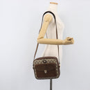 GUCCI GG Supreme Shoulder Bag PVC Leather Beige Gold Tone Auth ep15669-25