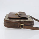 GUCCI GG Supreme Shoulder Bag PVC Leather Beige Gold Tone Auth ep15669-3