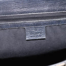 GUCCI GG Canvas Bamboo Hand Bag Beige Black 112530 Auth ep15670-17