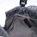 FENDI Zucchino Canvas Mamma Baguette Shoulder Bag Black 8BR180 Auth ep15673V-21