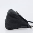 FENDI Zucchino Canvas Mamma Baguette Shoulder Bag Black 8BR180 Auth ep15673V-4