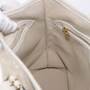 LOUIS VUITTON Monogram Mini Lin Bucket PM Bag White Dunne M95316 Auth ep15674V-17