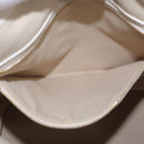 LOUIS VUITTON Monogram Mini Lin Bucket PM Bag White Dunne M95316 Auth ep15674V-19