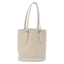 LOUIS VUITTON Monogram Mini Lin Bucket PM Bag White Dunne M95316 Auth ep15674V-2