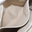 LOUIS VUITTON Monogram Mini Lin Bucket PM Bag White Dunne M95316 Auth ep15674V-20