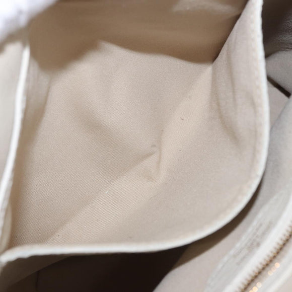 LOUIS VUITTON Monogram Mini Lin Bucket PM Bag White Dunne M95316 Auth ep15674V