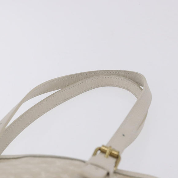 LOUIS VUITTON Monogram Mini Lin Bucket PM Bag White Dunne M95316 Auth ep15674V