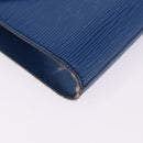 LOUIS VUITTON Epi Art Deco Clutch Bag Blue M52635 LV Auth ep15676-7