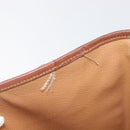 CELINE Macadam Hand Bag PVC Leather Brown Gold Tone Auth ep15677-20