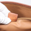 CELINE Macadam Hand Bag PVC Leather Brown Gold Tone Auth ep15677-24