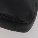 GUCCI Bamboo Hand Bag Leather Black Gold Tone Auth ep15679-15