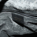 GUCCI Bamboo Hand Bag Leather Black Gold Tone Auth ep15679-20