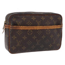 LOUIS VUITTON Monogram Compiegne 23 Clutch Bag M51847 LV Auth ep15682-1