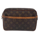 LOUIS VUITTON Monogram Compiegne 23 Clutch Bag M51847 LV Auth ep15682-13