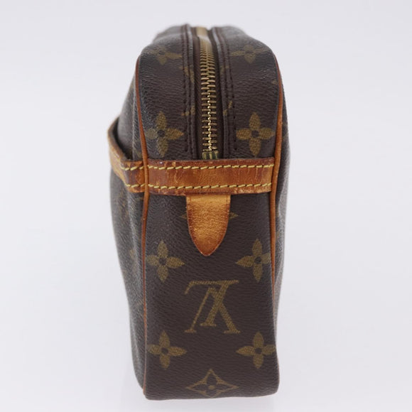 LOUIS VUITTON Monogram Compiegne 23 Clutch Bag M51847 LV Auth ep15682
