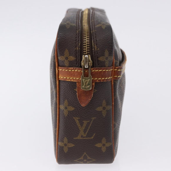 LOUIS VUITTON Monogram Compiegne 23 Clutch Bag M51847 LV Auth ep15682