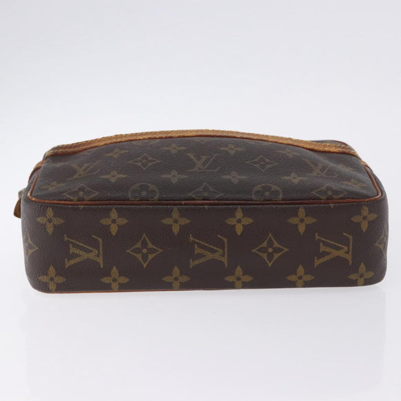 LOUIS VUITTON Monogram Compiegne 23 Clutch Bag M51847 LV Auth ep15682
