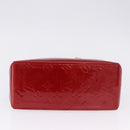LOUIS VUITTON Monogram Vernis Reade PM Bag Pomme D'amour M91990 LV Auth ep15684V-6