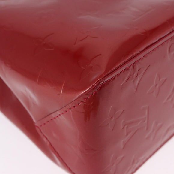 LOUIS VUITTON Monogram Vernis Reade PM Bag Pomme D'amour M91990 LV Auth ep15684V
