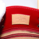 LOUIS VUITTON Monogram Vernis Reade PM Bag Pomme D'amour M91990 LV Auth ep15684V-18