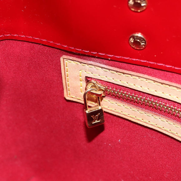 LOUIS VUITTON Monogram Vernis Reade PM Bag Pomme D'amour M91990 LV Auth ep15684V