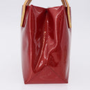 LOUIS VUITTON Monogram Vernis Reade PM Bag Pomme D'amour M91990 LV Auth ep15684V-5