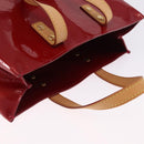 LOUIS VUITTON Monogram Vernis Reade PM Bag Pomme D'amour M91990 LV Auth ep15684V-7