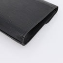 LOUIS VUITTON Epi Art Deco Clutch Bag Black M52632 LV Auth ep15685-15