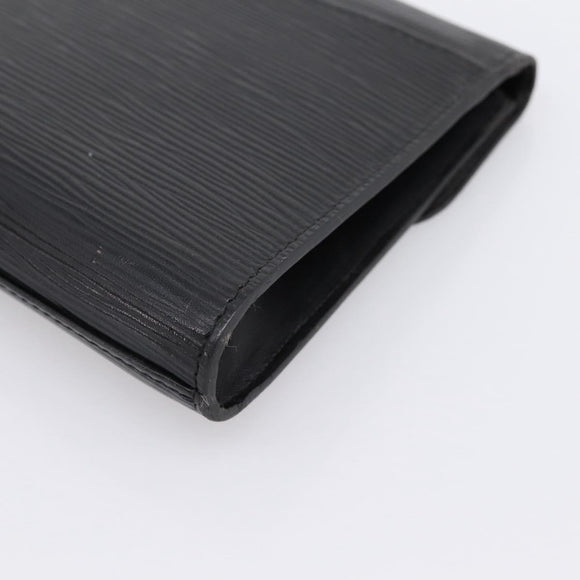 LOUIS VUITTON Epi Art Deco Clutch Bag Black M52632 LV Auth ep15685