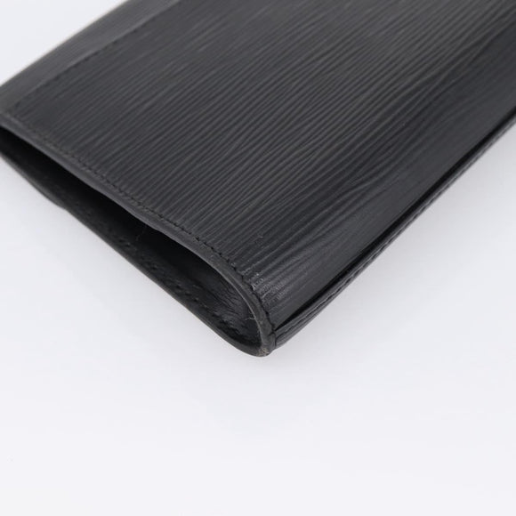 LOUIS VUITTON Epi Art Deco Clutch Bag Black M52632 LV Auth ep15685