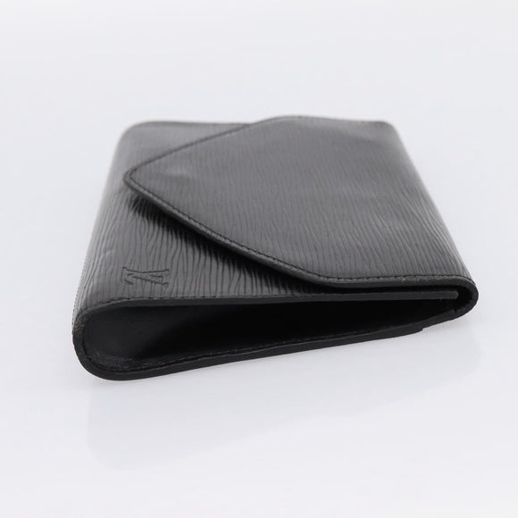 LOUIS VUITTON Epi Art Deco Clutch Bag Black M52632 LV Auth ep15685