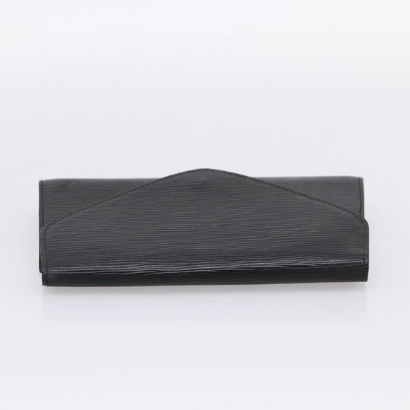 LOUIS VUITTON Epi Art Deco Clutch Bag Black M52632 LV Auth ep15685