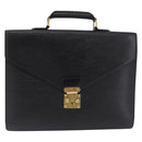 LOUIS VUITTON Epi Serviette Conseiller Briefcase Black M54422 LV Auth ep15686-2