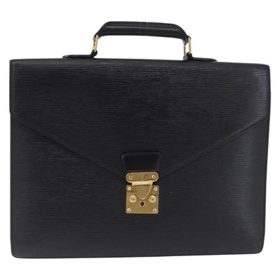 LOUIS VUITTON Epi Serviette Conseiller Briefcase Black M54422 LV Auth ep15686 - 0