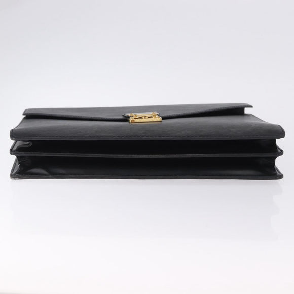 LOUIS VUITTON Epi Serviette Conseiller Briefcase Black M54422 LV Auth ep15686