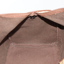 Burberrys Nova Check Boston Bag PVC Leather Beige Gold Tone Auth ep15687-18