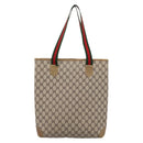 GUCCI GG Supreme Tote Bag PVC Leather Beige 47 02 4120 Auth ep15688-2