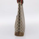 GUCCI GG Supreme Tote Bag PVC Leather Beige 47 02 4120 Auth ep15688-4
