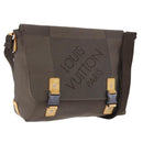 LOUIS VUITTON Damier Geant Roux Shoulder Bag Tail M93077 LV Auth ep15689-1
