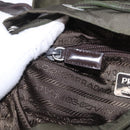 PRADA Backpack Nylon Green Silver Auth ep15691-26
