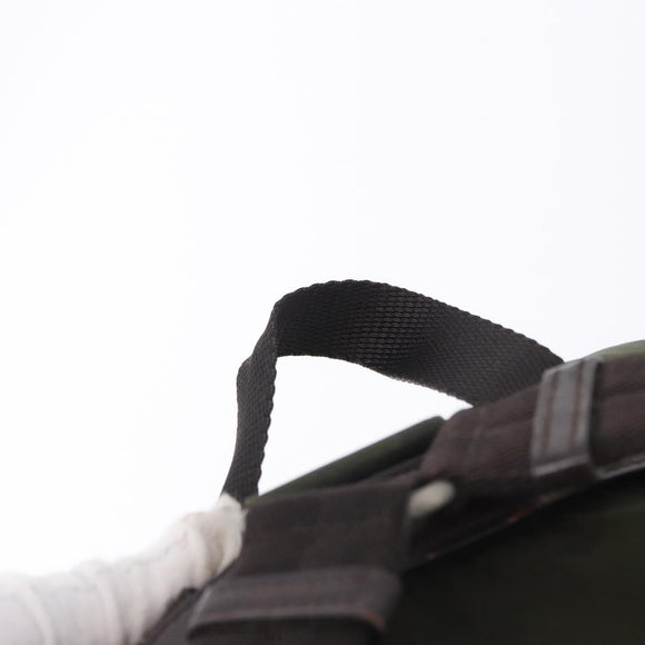PRADA Backpack Nylon Green Silver Auth ep15691