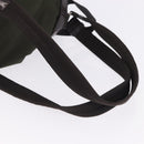 PRADA Backpack Nylon Green Silver Auth ep15691-8